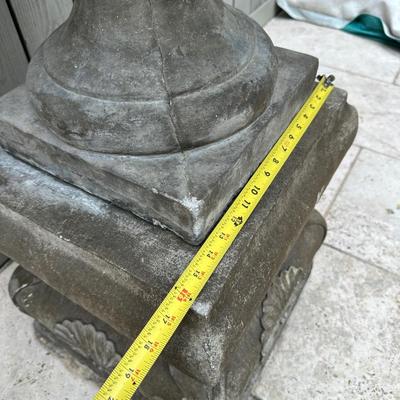 Large Concrete Garden Urn & Pedestal