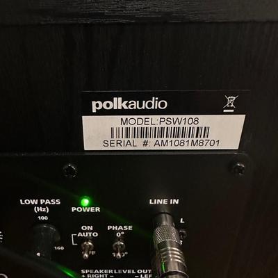 Polk Audio PSW108 10” Powered Subwoofer – 100W