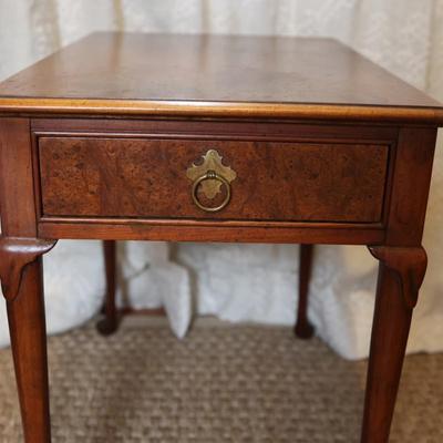 Vintage Baker Furniture Wood Side Table