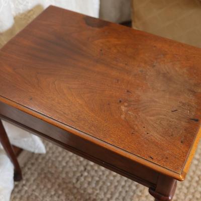 Vintage Baker Furniture Wood Side Table
