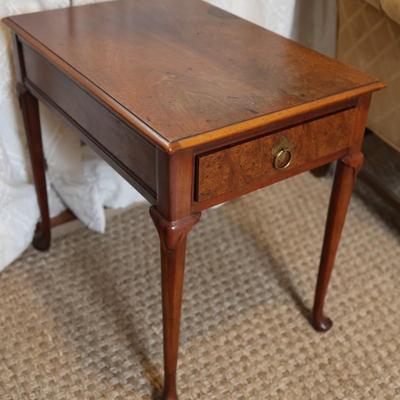 Vintage Baker Furniture Wood Side Table