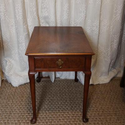 Vintage Baker Furniture Wood Side Table