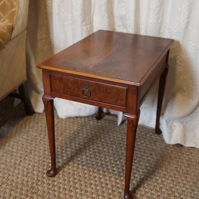 Vintage Baker Furniture Wood Side Table