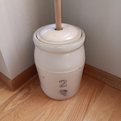 #2 BUTTER CHURN CROCK