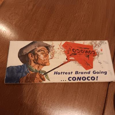 THICK METAL JOHN DEERE SIGNS, CO-OP COASTERS AND 2 VINTAGE ROAD MAPS