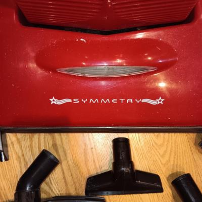 SIMPLICITY VACUUM WITH ATTACHMENTS AND FOLDING STEP STOOL