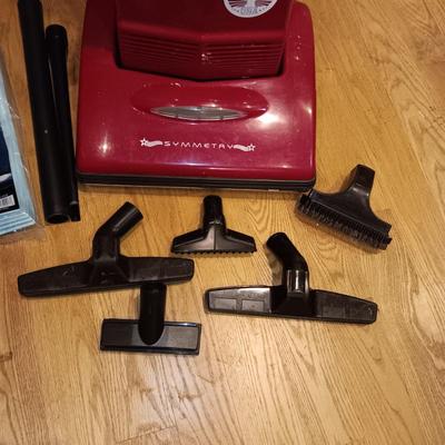 SIMPLICITY VACUUM WITH ATTACHMENTS AND FOLDING STEP STOOL