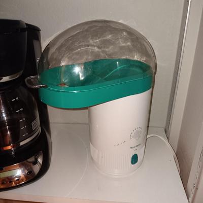 BREVILLE CROCK POT, AIR POPCORN POPPER AND MR COFFEE MAKER