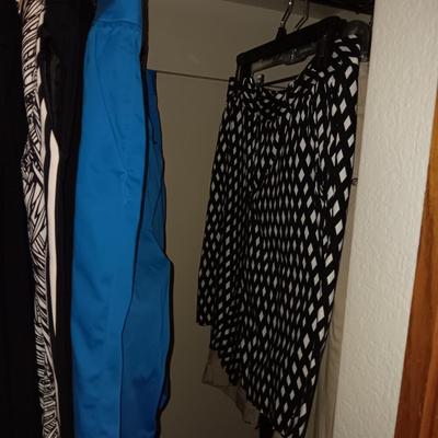 LADIES CASUAL CLOTHES FROM TALBOTS, CHICOS, COLDWATER CREEK, ETC (MEDIUM & 6-8 PANTS)