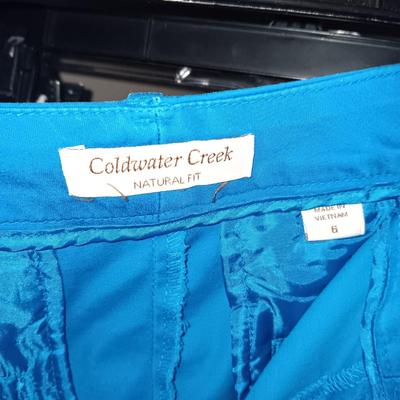 LADIES CASUAL CLOTHES FROM TALBOTS, CHICOS, COLDWATER CREEK, ETC (MEDIUM & 6-8 PANTS)