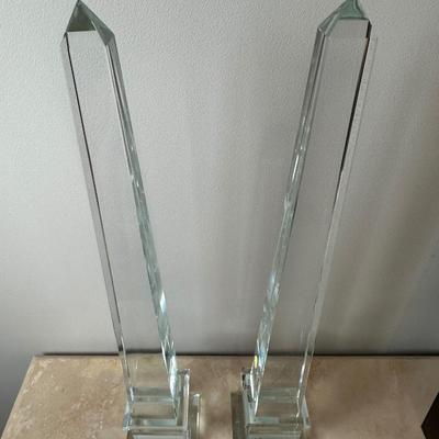 Crystal Obelisk Sculptures