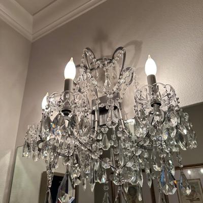 Restoration Hardware Baby & Child Crystal Wall Chandelier