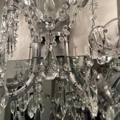 Restoration Hardware Baby & Child Crystal Wall Chandelier