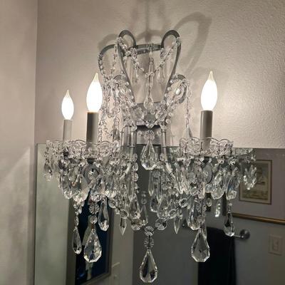 Restoration Hardware Baby & Child Crystal Wall Chandelier