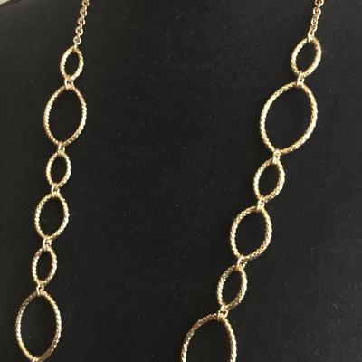 Very beautiful marked , gold, toned statement, necklace