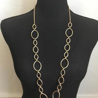Very beautiful marked , gold, toned statement, necklace