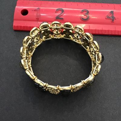 Gold tone, fashion, statement bracelet