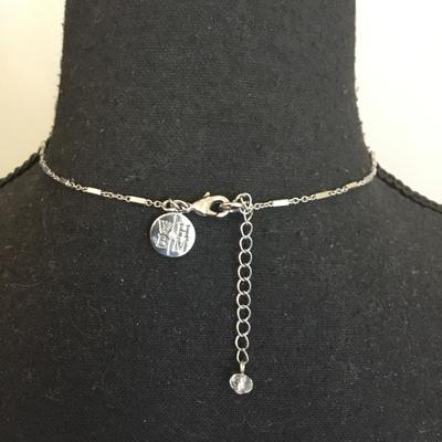 Beautiful White House Black market Silvertone shell necklace very beautiful very nice