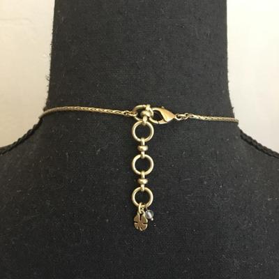 Antique bronze, toned, lucky brand necklace