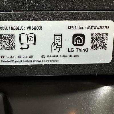 LG Smart Washer & Dryer Set - 1 Year Old