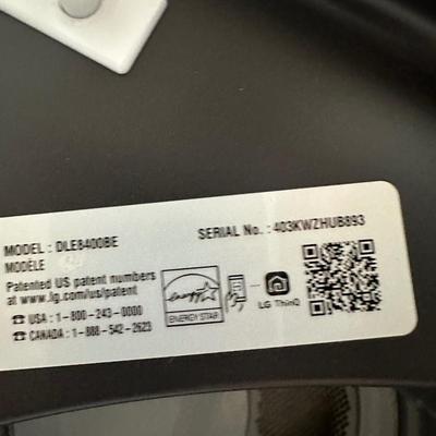 LG Smart Washer & Dryer Set - 1 Year Old