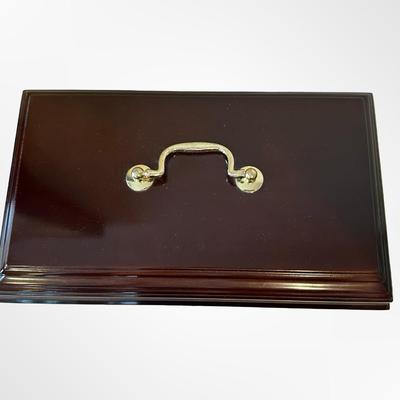 Bombay Company Wood Jewelry Box with Velvet Interior
