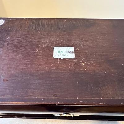 Bombay Company Wood Jewelry Box with Velvet Interior