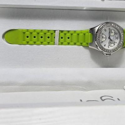 Lot 1: Invicta Angel Watch with Flex Green Band