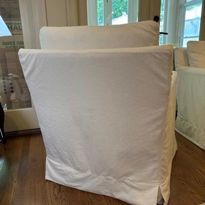 Lee Industries Slipcover Swivel Armchair (1 of 2)