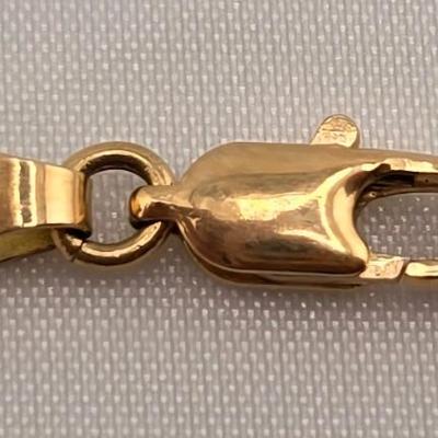 Lot 7: 14k- Tri-Gold 20" Braided Necklace - 10g