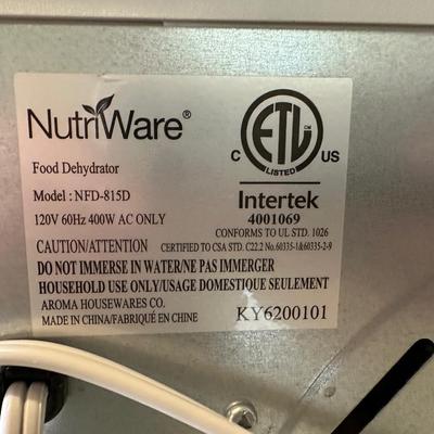 NutriWare Digital Food Dehydrator with Cookbook