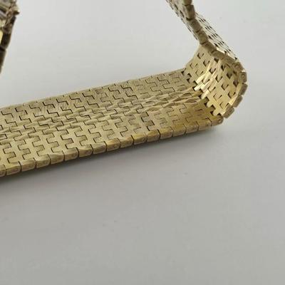 Lot 13: 18k Solid Gold Bracelet with Security Chain - 100g