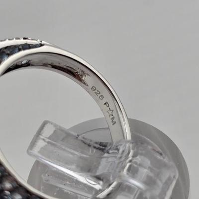 Lot 14: Stunning 925 Silver Ring / Size 7 / 4g