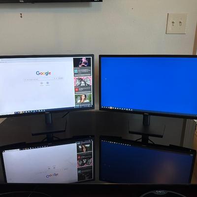 Pair of Dell 24” LED Monitors (2022)