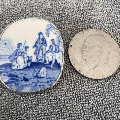 ROYAL DOULTON brooch or pin, - 1936.