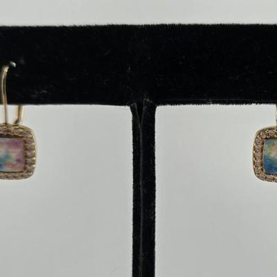 Lot 23: Misc. 925 Silver Rings/Earrings - 17g / Size 5.5 & 6