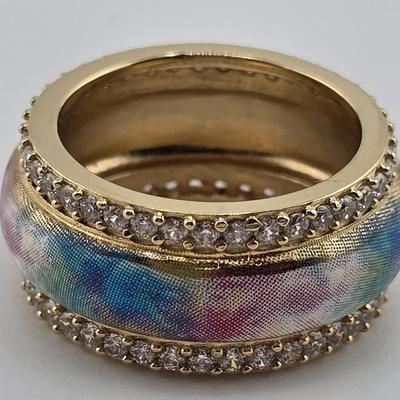 Lot 23: Misc. 925 Silver Rings/Earrings - 17g / Size 5.5 & 6