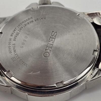 Lot 27: Seiko Men's SNE093 Stainless Steel Solar Watch