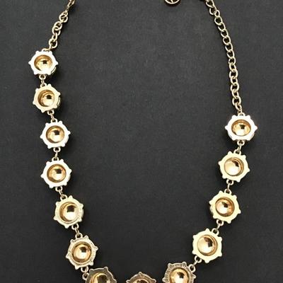 Sale Photo Thumbnail #160: Beautiful chunky gold tone Erica Lyons necklace. Please see attached photos.