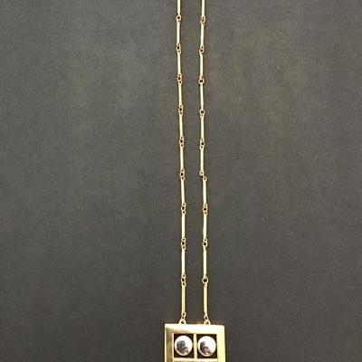 Sale Photo Thumbnail #206: Vintage goldtone, artistry necklace. Please see attached photos.