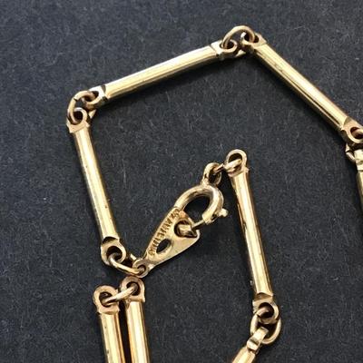 Sale Photo Thumbnail #207: Vintage goldtone, artistry necklace. Please see attached photos.
