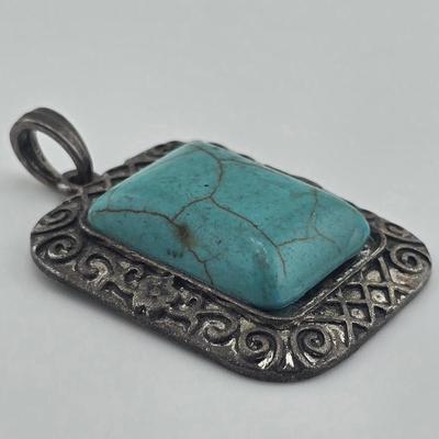 Lot 40: Native American Style Fashion Pendant & Bracelet
