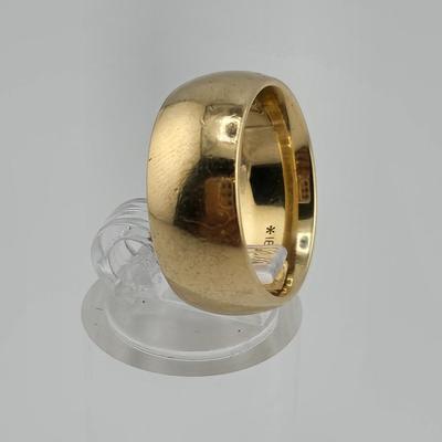 Lot 46: 18k Gold Solid Band - 12g / Size 6