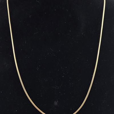 Lot 49: 22" - 14k Gold Necklace / 11g