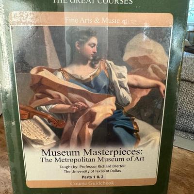 Sale Photo Thumbnail #486: "Museum Masterpieces: The Metropolitan Museum of Art" from The Great Courses, a series of college-level audio and video courses for lifelong learners. 
Here's more information about this product:
Content: This course delves into the vast and renowned coll