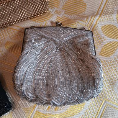 3 BEADED PURSES
