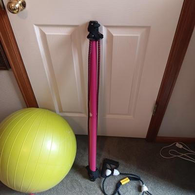 EXERCISE ITEMS AND STRETCH BOOK