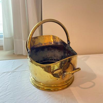 939 Brass Coal Schuttle