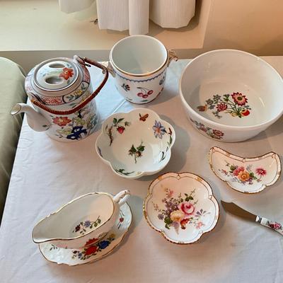 943 Lot of Floral Porcelain China
