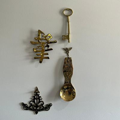 963 Brass Wall Hangings